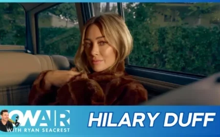 Hilary Duff Releases Relatable Postpartum Anthem “Holiday Party”