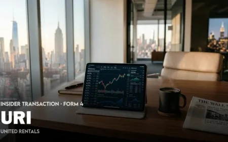 United Rentals insiders surrendered shares for taxes — not selling, but the optics still matter