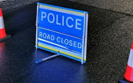 Plymouth Live: Road shut after police incident as Knife Angel arrives in the city