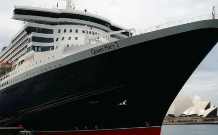 Queen Mary 2 as 2026 approaches: the world’s last true ocean liner docks down under