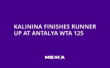 Anhelina Kalinina falls short in Antalya WTA 125 final, yet leaves with a ranking rebound