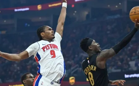 Cavaliers Clash with Pistons: Player Performance Grades