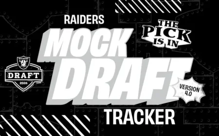 Raiders 2026 Mock Draft Tracker: Version 4.0 Update