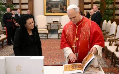 Pope Leo XIV receives the President of the Republic of Malta at the Vatican
