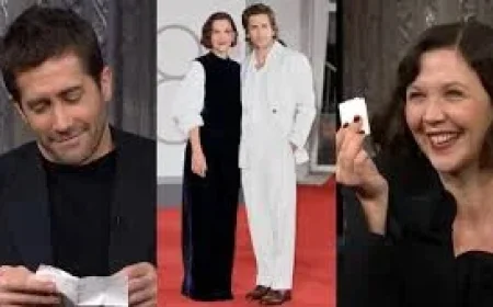 Jake Gyllenhaal finds meaningful note tucked in late-night couch as family and film news converge