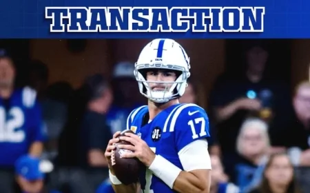 Colts Use Transition Tag on Quarterback Daniel Jones