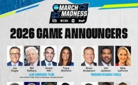 Tnt and CBS Sports Unveil 2026 March Madness Commentator Lineup — Vitale to Call First March Game