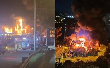 Tamar Marine: Major fire reveals critical water-supply failure at Launceston waterfront