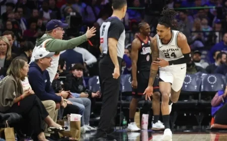 VJ Edgecombe Injured in Sixers’ Humiliating Loss to Spurs