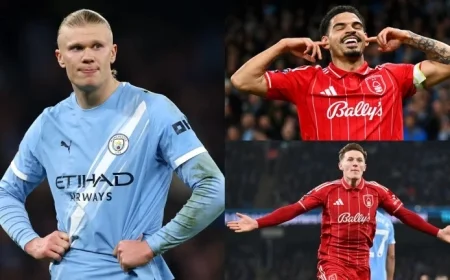 Nottingham Forest Twice Rescue 2-2 Draw — Exposing Manchester City’s Second-Half Fragility