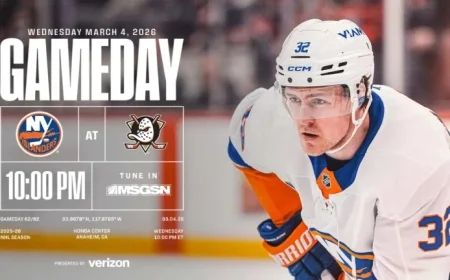 Islanders Vs Ducks: New York’s Comeback Streak Hits Anaheim as Injuries and Goaltending Plans Come Into Focus