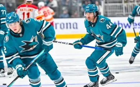 Sharks Re-Sign Sherwood, Boosting San Jose Hockey Roster