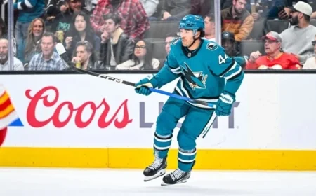 Sherwood Thrives in New NHL Role with the Sharks