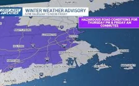 Weather Forecast Snow Storm: First Alert as Another Messy System Pushes into New England Thursday Afternoon