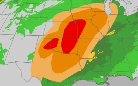 Severe Thunderstorms as a multi-day U.S. severe-weather stretch takes shape