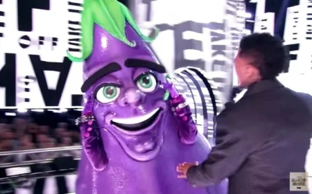 ’80s Pop Star Unmasked as Eggplant on ‘The Masked Singer’