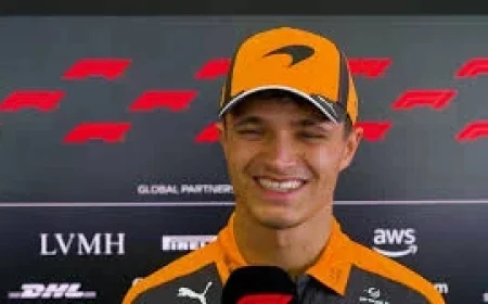 Lando Norris ‘excited to be back’ and says McLaren won’t be on the back foot