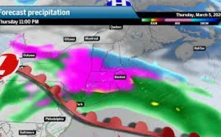 Boston Weather Forecast: Another messy storm pushes into New England Thursday afternoon