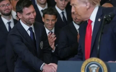 Messi and Inter Miami Feted at the White House as Handshake Meets Global Spotlight