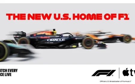 Appletv Takes Over U.S. Formula 1 This Weekend as Exclusive Home