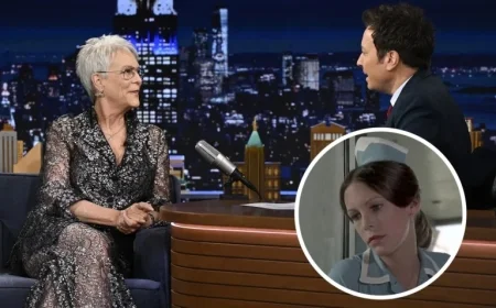 Jimmy Fallon and Jamie Lee Curtis: A “Tonight Show” invitation meets a 1977 stealth debut