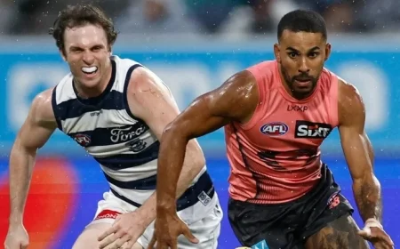 Live: Gold Coast Vs Geelong — Suns face big test against grand finalists at Carrara