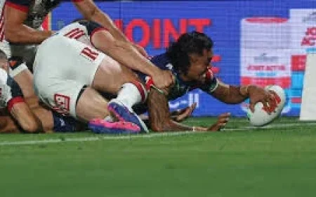 Nrl Scores Today: Adam Pompey Try Sparks WAG Fury Over VIP Vegas Access