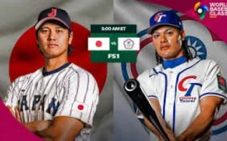 Japan Vs Chinese Taipei as the Classic Title Defense Begins at 5 a.m. ET