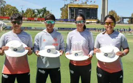 Sayali Satghare and three debutants mark a turning point after day one in Perth