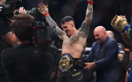 Dana White Responds to Tom Aspinall’s Partnership with Eddie Hearn