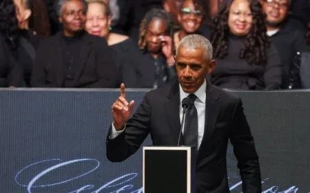 Jesse Jackson memorial draws former presidents — celebration and a quiet question of legacy