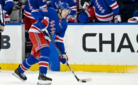 Jacob Battaglia lands with Rangers as Flames acquire Brennan Othmann in Friday swap