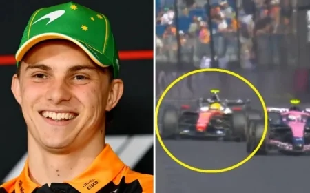 Aus Gp: Near 300km/h disaster after baffling act as Piastri fastest in mega Aus GP statement