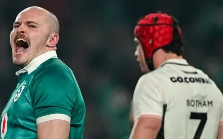 Jamie Osborne Among Four Try Scorers as Ireland Close to France in 27-17 Dublin Win