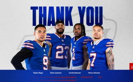 Buffalo Bills Cut Veteran CB Taron Johnson and Three Others Before Free Agency