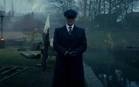 Peaky Blinders The Immortal Man: A pub door swings open, and Tommy Shelby walks back into war