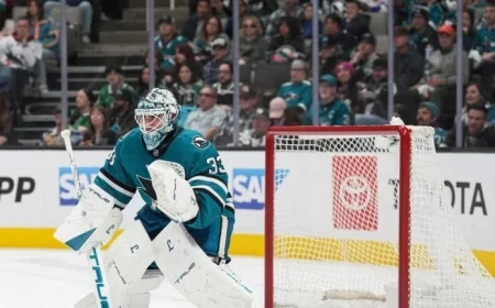 Sharks Extend Goaltender Alex Nedeljkovic’s Contract for Two Years