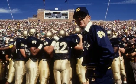 Lou Holtz Speaks with Determination Despite Lisp