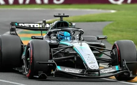 F1 Quali in Melbourne: Mercedes Dominate, Russell on Pole as Verstappen Exits