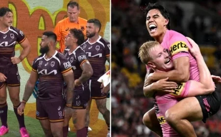 Nrl Live Scores: Embarrassing Broncos Moment Sums Up 38-Year Low as Panthers Send Big Statement