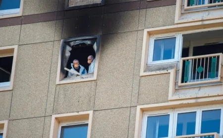 Motherwell Tower Block Fire: Man Dies After Falling From Window as Nine Crews Battle Blaze