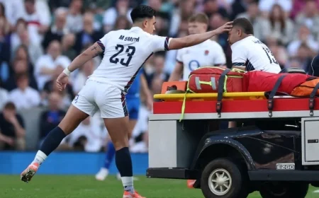 Live 6 Nations Table: England Hold Narrow Lead in Rome as Injuries Bite