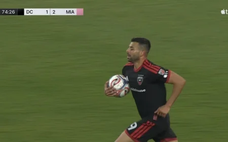 Inter Miami vs DC United Final Score: 2-1 — Messi Scores His 899th Career Goal, De Paul Opens the Scoring in Baltimore