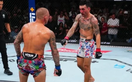 Max Holloway Reveals Love for Signature UFC ‘Point Down’ Move