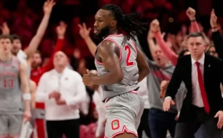 Ohio State Secures NCAA Tournament Spot with 91-78 Victory Over Indiana