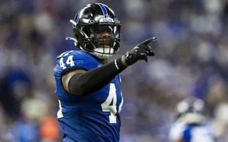 Colts Trade Linebacker Zaire Franklin to Packers for Defensive Tackle Colby Wooden
