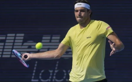 Taylor Fritz Draws Jacob Fearnley — Home Favorite Meets Brit Fresh Off First Main-Draw Win