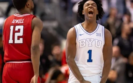 BYU Shocks No. 10 Texas Tech with 82-76 Victory