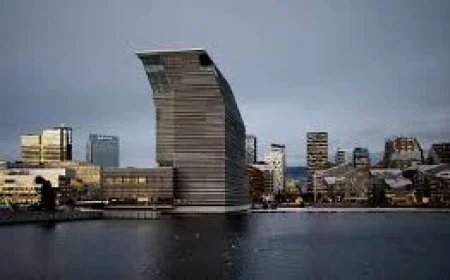 American Embassy Oslo Norway: Explosion at Public Entrance Jolts Morgedalsvegen Night