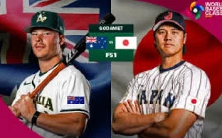 Japan Vs Australia Wbc as Sunday’s 6 a.m. ET showdown tests two unbeaten starts